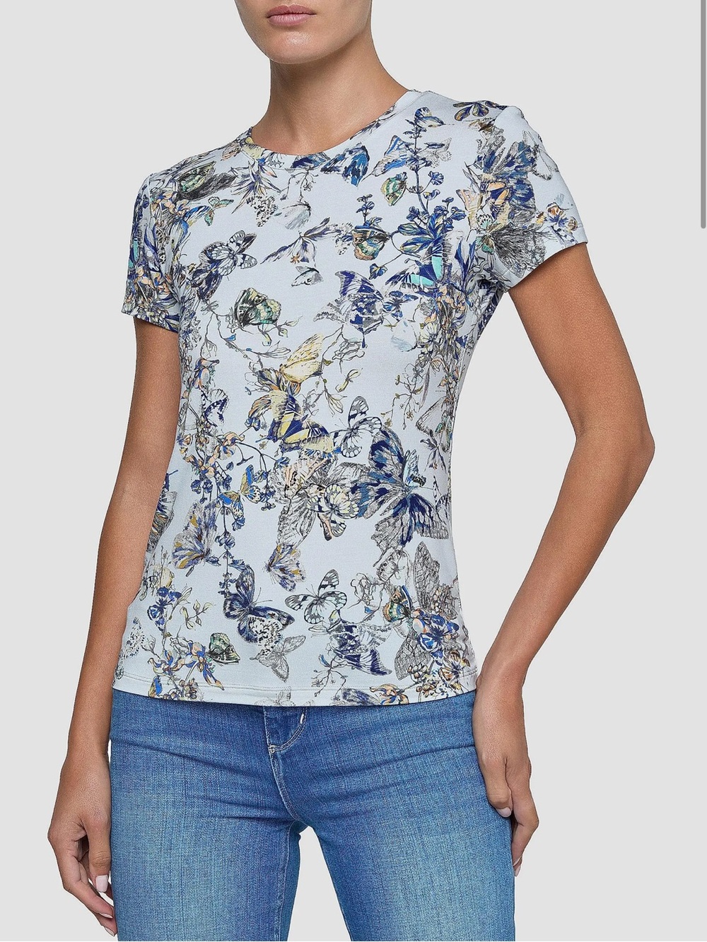 L’Agence Watercolor Butterfly Tee - NWT!